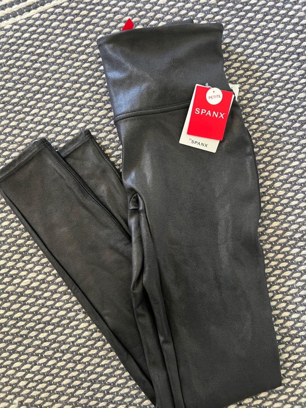 SPANX Faux Leather Leggings — petite small - Picture 2 of 4